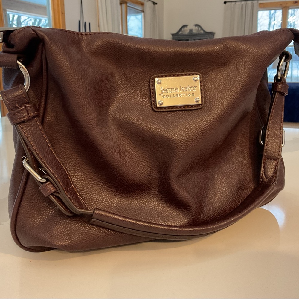 Jenna Kator Brown Leather Shoulder Bag